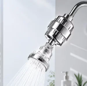Filtro Para Ducha Vitamin C Rain Shower Head Purifier Filter For Hard Water Shower Chlorine Filter Removes Fluorine