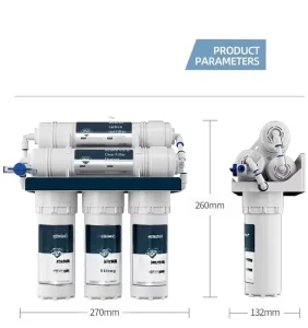 Five-Stage Kitchen Tap Water Purifier with Ultrafiltration, No Electricity or Wastewater