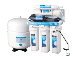 Five-Stage Reverse Osmosis Water Filter System with UV and Mineral Filtration, 75GPD, 110V/220V/380V, for Home Drinking