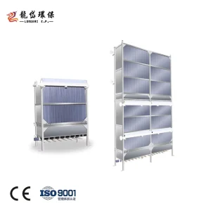 Flat Sheet PVDF Membrane Module Water Treatment Machinery 500L/Hour Filtration 20kg Negative Pressure