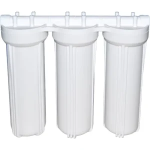 Food Grade 10-Inch 3-Stage Triple Filter Housing Pre-Filter System for Commercial Water Filtration