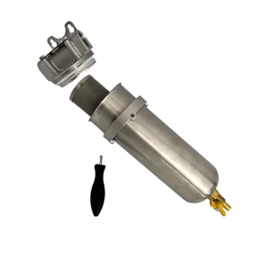 Food-Grade 2.5 x 10-Inch Stainless Steel Prefilter Housing