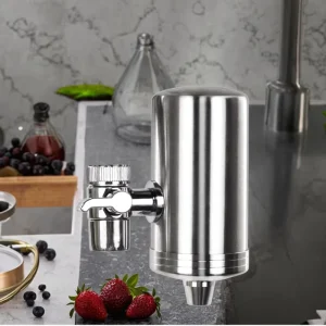 Food Grade 304 Stainless Steel Faucet Water Filter Household Tap Water Purifier for Household