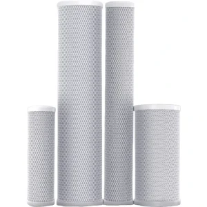 Food Grade Compressed Activated Carbon 20 Inch Carbon Block Filter Cartridge for Community Water Vending Machine Use