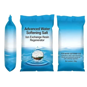 Food-Grade Industrial Water Softener Salt Sodium Chloride NaCl for Ion Exchange Resin Regeneration 10KG Bags