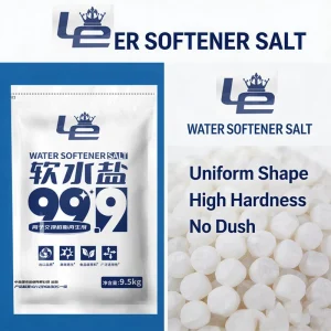 Food Grade NaCl 99.9% Purity Sodium Chloride Water Softening Salt Pellets Water Treatment Salt in Stock