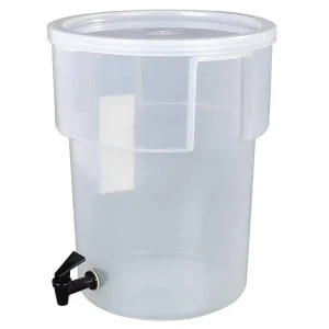 Food-Grade Plastic Square Beverage Dispenser 11L/22L with Tap for Cold Drinks