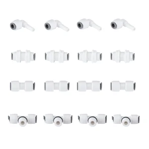 Food Grade RO Quick Connect Fittings Push in Connectors Water Filter Parts for Whole House Water Filtration System