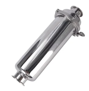 Food-Grade Sanitary Stainless Steel Inline Straight-Tube Tri-Clamp Strainer for Beer and Water