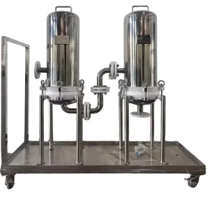 Food Grade Stainless Steel Filter System Multi Stage 0.22 + 0.45μm Pre Filtration Perfect for Injectables Biotech Fermentation