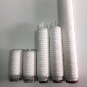 Food Safe 10inch 20inch PP Membrane Pleated Filter Cartridge for Beverage Syrup Clarification