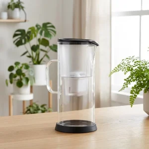 Food grade Filtering BPA Free Glass Pitcher Reusable Insulated Eco Friendly Household Outdoor Manual 3.3L Pure Activated Carbon