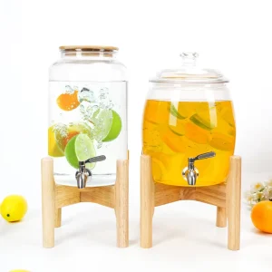 Food grade Plastic Cold Water Pitcher Tap Large Capacity Household Summer Beverage Dispenser Sealed Thickened PET Juice