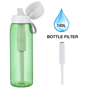 Food grade Tritan Filtering Water Bottle BPA Free Reusable Insulated Eco Friendly Outdoor Water Purifier Factory Price