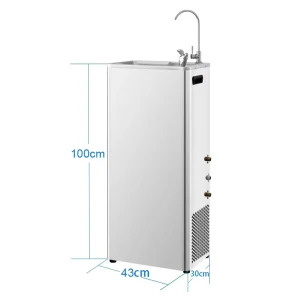 Free Standing Stainless Steel Pure Water Dispenser Direct Drink Water with RO Filter Purify Water for School Use