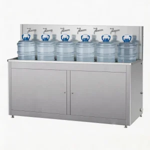 Free-Standing Stainless Steel Water Cooler Commercial Cold Drink Water Dispenser for Office Direct Drinking Fountain