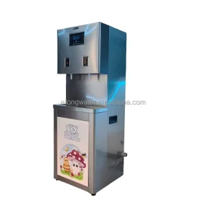 FreeStanding Touchless Stainless Steel Commercial Grade Hot and Cold Drinking Fountain Water Cooler with 12L Tank Capacity