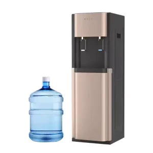 Freestanding Bottom-Loading Hot and Cold Water Dispenser for Home and Office Use