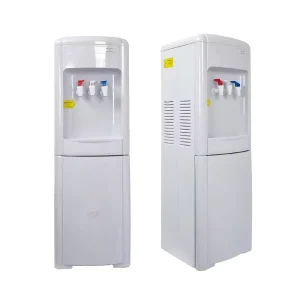 Freestanding Compressor-Cooled Water Dispenser with Refrigerator