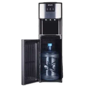 Freestanding Compressor Refrigeration Water Dispenser LED Indicator Bottom Loading for Household Hotel Use Plastic
