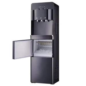 Freestanding Electric Water Dispenser with Ice Maker and Compressor Cooling for Household and Hotel Use