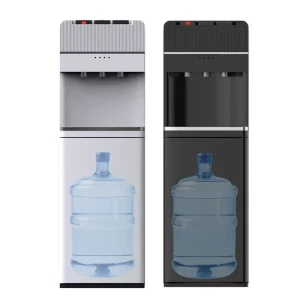 Freestanding Floor Standing Water Dispenser with Compressor Cooling Bottom Loading Hot and Cold Water Feature