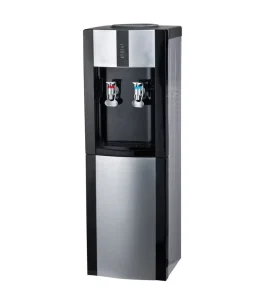 Freestanding Plastic Hot and Cold Water Dispenser with Compressor