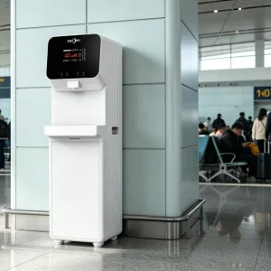 Freestanding Smart App-Controlled Plastic Hot and Cold Water Dispenser
