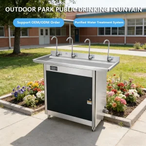 Freestanding Stainless Steel Factory Direct Drinking Fountain and Water Cooler