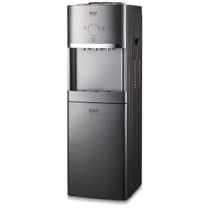 Freestanding Water Dispenser with Three Temperature Water Outlet Large Storage Cabinet for Household Office