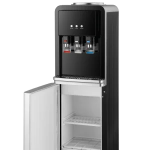 Freestanding Water Dispensers Three Tap Water Dispenser Hot Cold Compressor Cooling Water Dispenser with Fridge