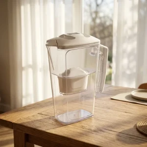 Fridge Compatible 2.5L Alkaline Hydrogen Water Filter Pitcher Manual Stainless Steel Easy Absorption Small Molecule
