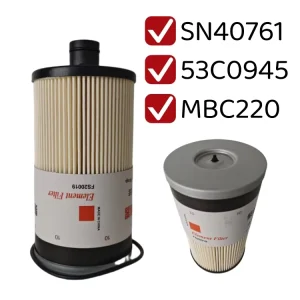 Fuel Water Separator Filter FS20019 143003 SN40761 730403000407 for Heavy Truck Excavator Construction Machine