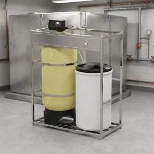 Fully Automatic 2000 LPH Water Softener System Ion Exchange Water Softening Equipment for Industrial Boiler