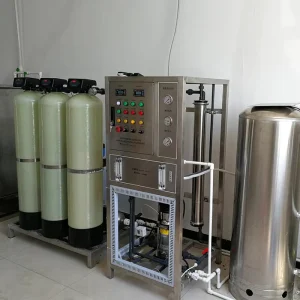 Fully Automatic Large Scale Industrial Water Filtration and Reverse Osmosis System with 500 L H RO Purification Pump