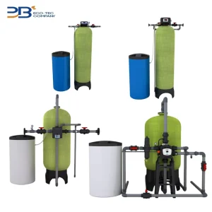 Fully Automatic Single-Tank Water Softener System, 10/30/50/100 m³/h, Flow-Rate Regeneration