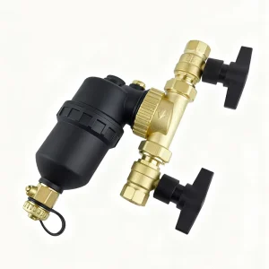 G1 3/4 and 4/11 Household Automatic Magnetic Brass Prefilter for Hydronic Floor Heating, 110-230V Boiler Filter