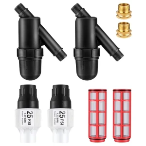 GREAT IRRIGATION Drip Irrigation Inline Y Filter with Mesh Screen Micro Plastic Filters for Irrigation System