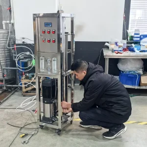 GY250 12N4040 A02 250LPH Industrial Reverse Osmosis Water Treatment Machine Stainless Steel 220V Pump Core Components Included