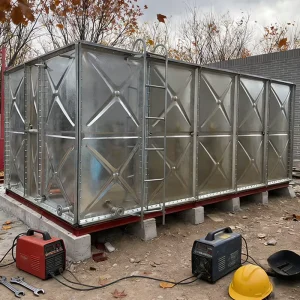 Galvanized Steel Water Tank for Commercial and Industrial Water Storage
