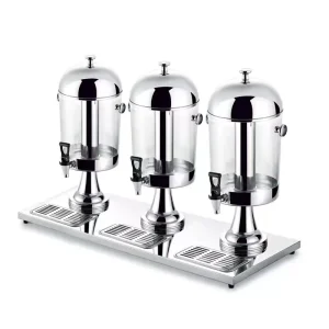 Glass Catering Cold Soda Beverage and Juice Dispenser