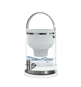 Glass Material Water Purifier in Pitcher Form with Replaceable Filter Cartridge for Water Filtration