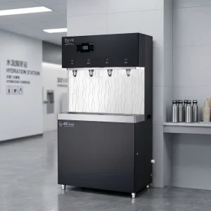 Glass Panel 304 Stainless Steel Hot Water Direct Drinking Water Commercial Freestanding Water Dispenser With Filter System