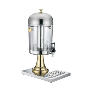 Gold-Plated Drink Dispenser for Cafeteria, Hotel, and Restaurant Juice Buffet Equipment