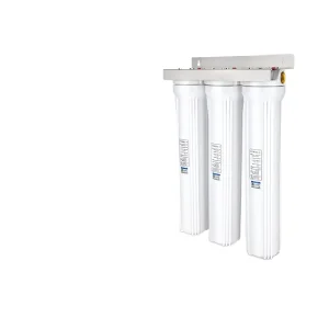 Grade III Commercial Large-Flow Water Purifier Pre-Filter, 20-Inch Household Filter Bottle, Manual, White or Blue