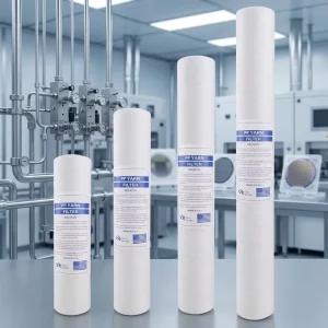 Gradient Pore PP Melt Blown Filter Cartridge for Electronic Water Pre Filtration