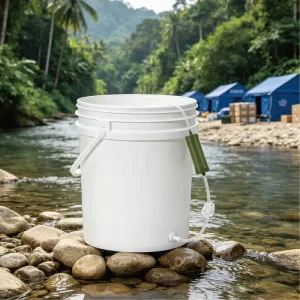 Gravity Fed Bucket Filter Direct Drinking Hollow Fiber UF Membrane Purifier No Electricity Emergency Water Maker