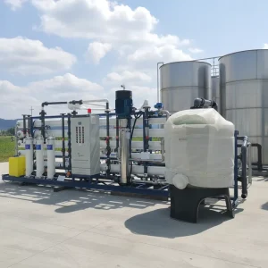 Ground Brackish Water Desalination Plant Salt Water to Pure Water Maker 8040 Reverse Osmosis System for Drinking Water and Irrigation