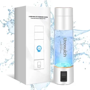 H2 Hydrogen rich Drinking Water Generator Bottle Plastic 270ml SPE PEM USB Battery Powered for Car RV Household Outdoor Use