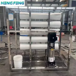 HENG FENG RO Reverse Osmosis Water Filter System 500L Hour 304 316 Stainless Steel Pump 1 Year Warranty 220V 380V Customizable